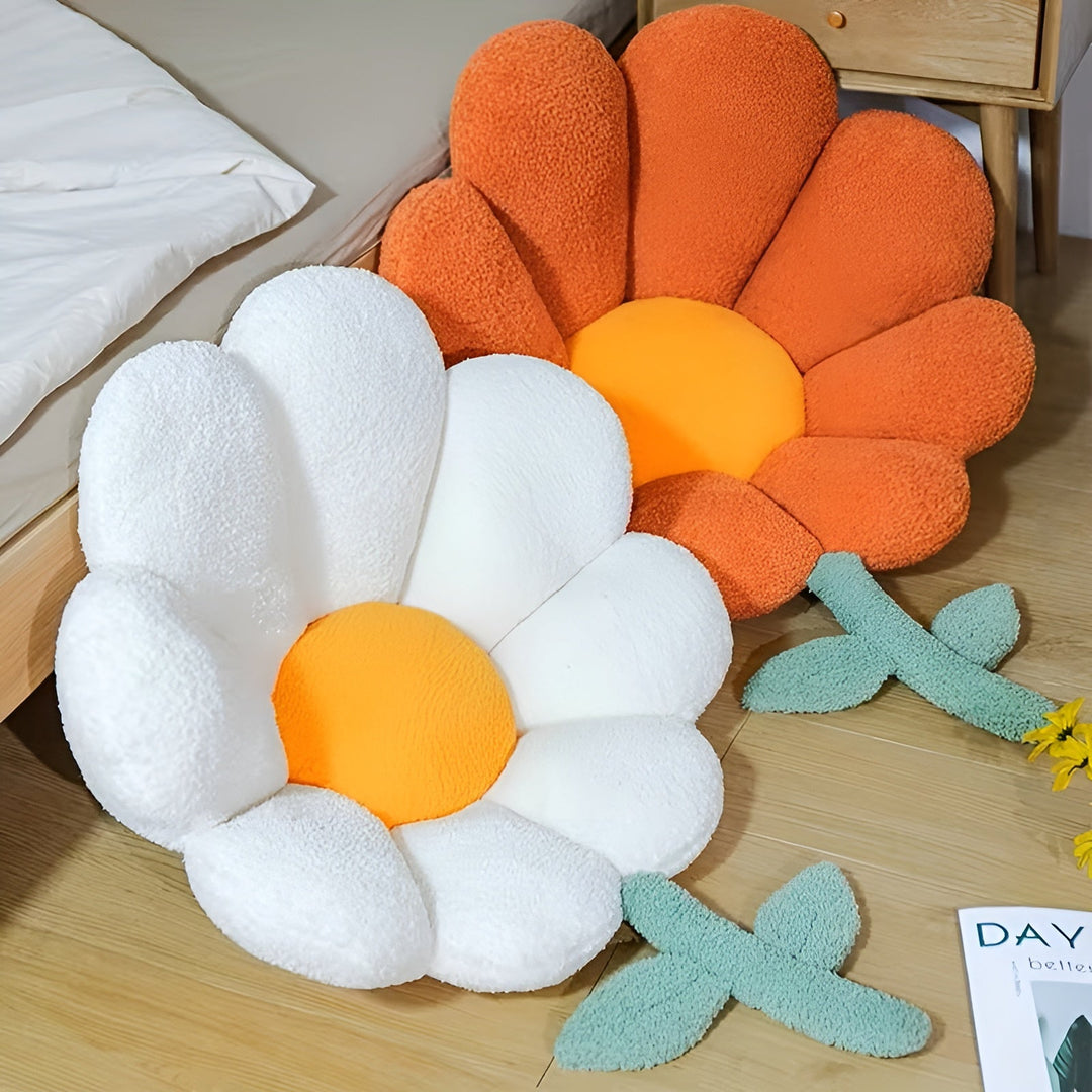 Flower Cushion Seat Cushion – Soft and Cozy | Decorative Floor Cushion for Sofa, Bedroom, and Living Room | Bowlift