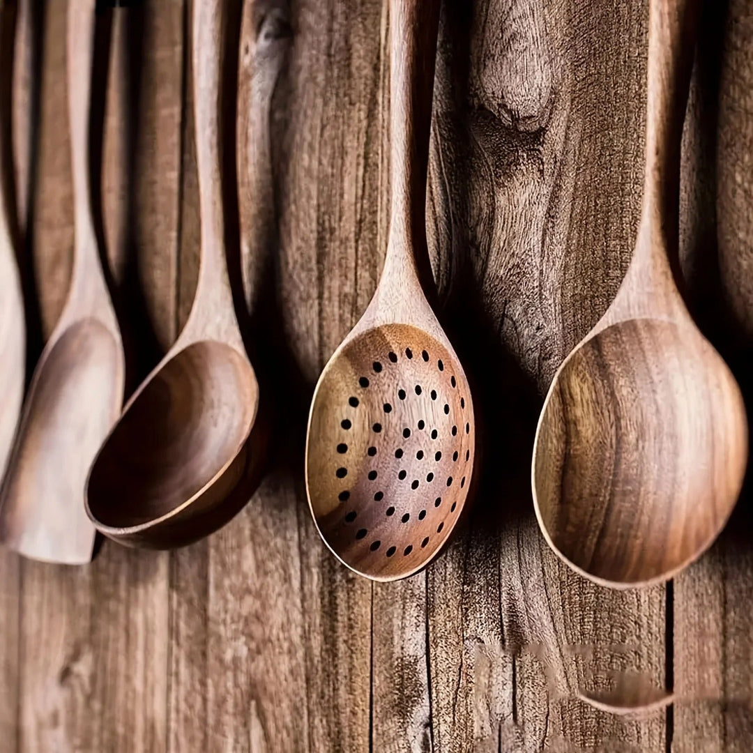 BowLift | NordicWood Kitchen Utensil Set – Sustainable & Stylish Cooking Essentials for Every Kitchen