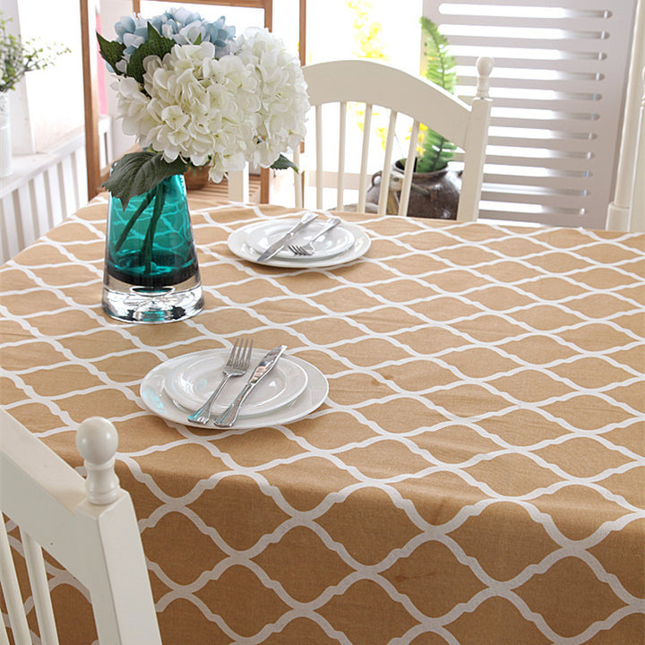 Modern Geometric Table Cover
