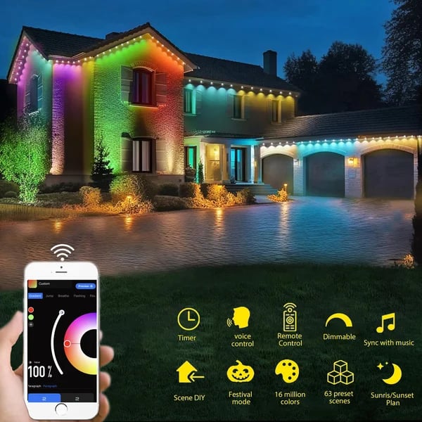 BowLift | MagicGlow - Simple vibrant outdoor lighting with app control