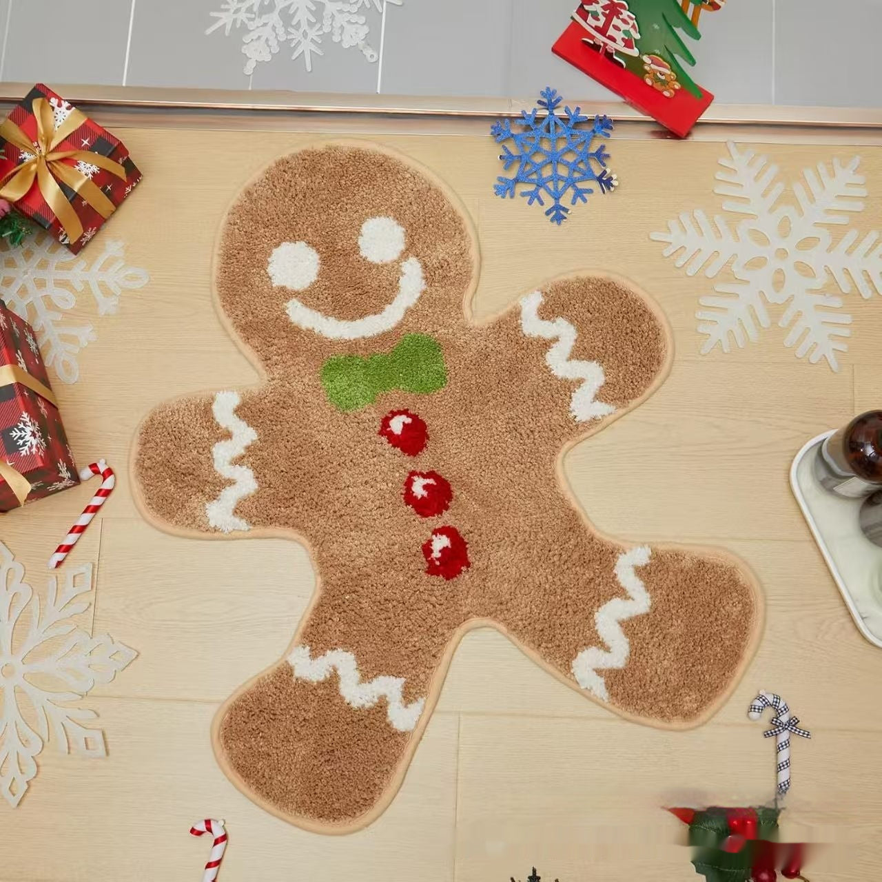 BowLift | Christmas Rug - Cashmere Irregular Shape Hallway Mat