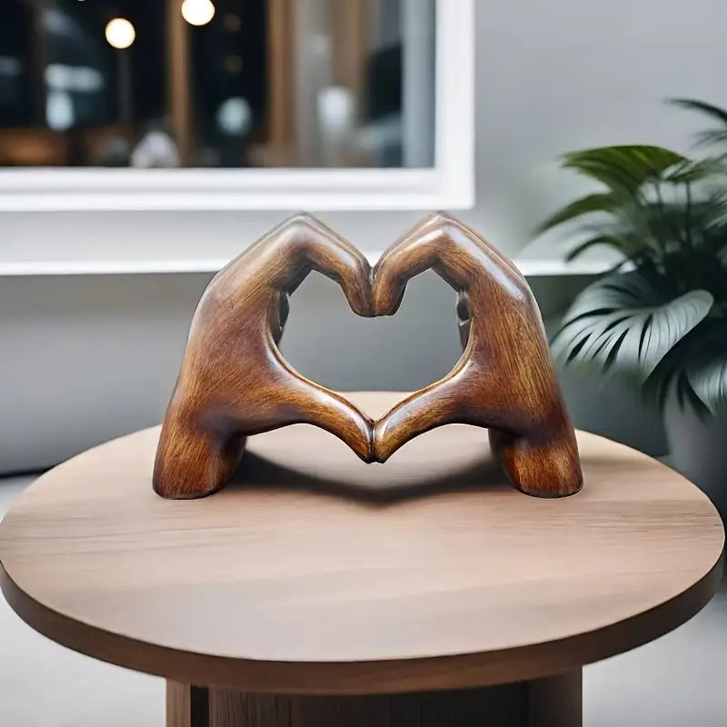 Lovenest Elegant Resin Sculpture - Symbol of Love and Devotion Bowlift