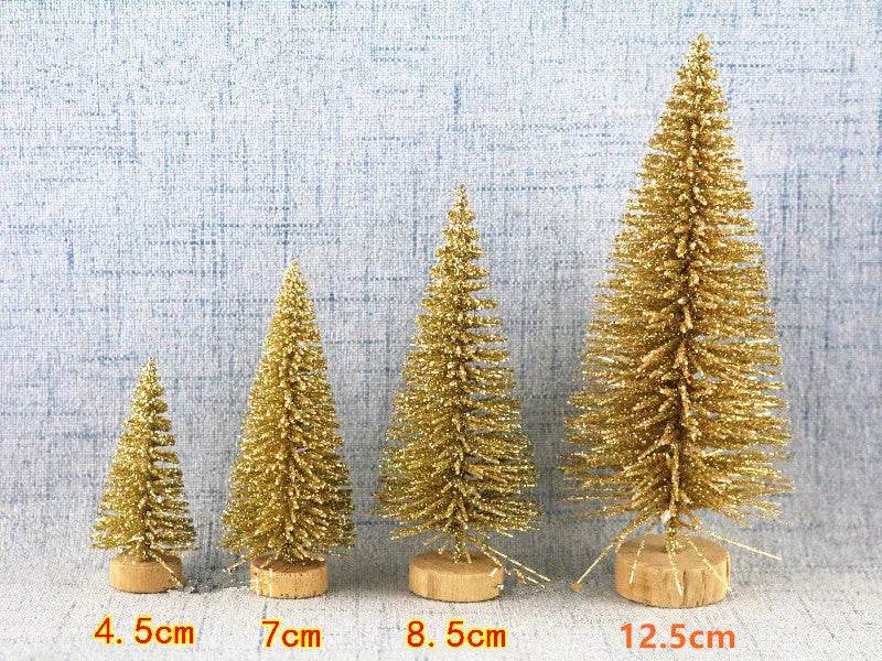 BowLift | Blue Gold Silver And Red Mini Christmas Tree Ornaments