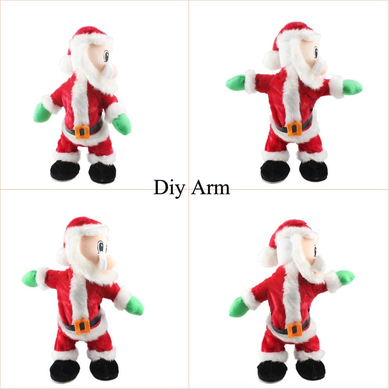 BowLift | Dancing Singing Santa Decoration | Animated Christmas Figure | Plays Festive Songs | Fun Holiday Gift Idea