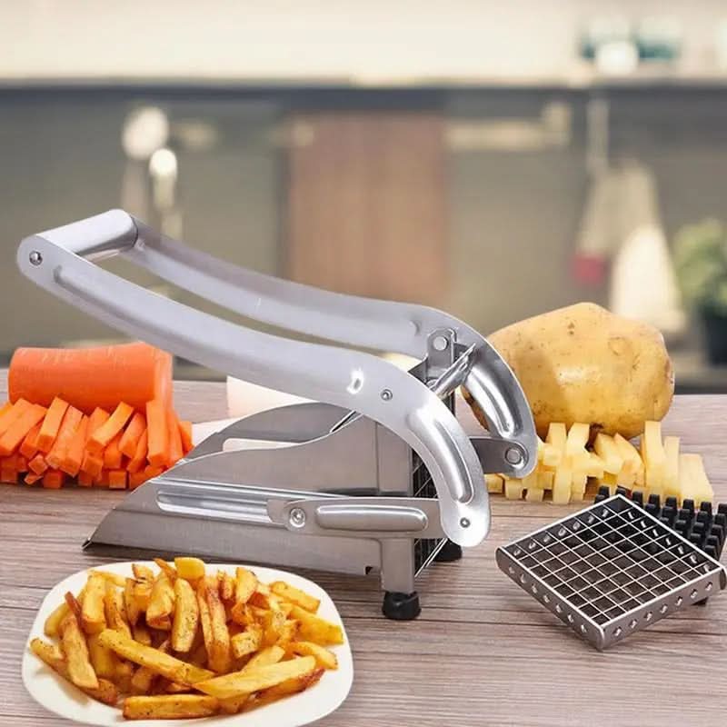 BowLift | SmartFries Stainless Steel French Fry Cutter – 3 Blade Sizes