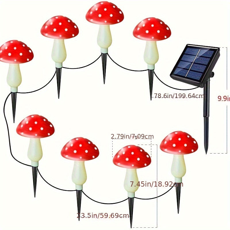SolarGlow Lamp - Energy-saving Garden Lighting with 8 Modes | Bowlift