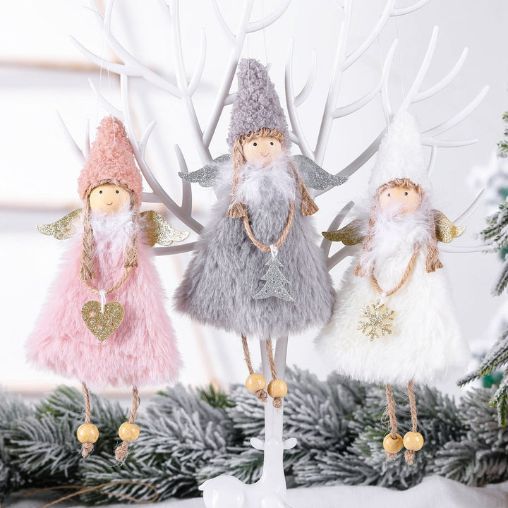 BowLift | Plush girl doll Christmas tree pendant
