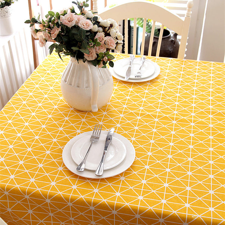 Geometric Patterned Tablecloth