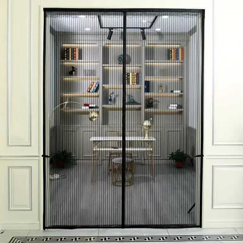 BowLift | BugGuard Magnetic Fly Screen Door – Hands-Free Mesh Door with Auto-Close for Insect Protection