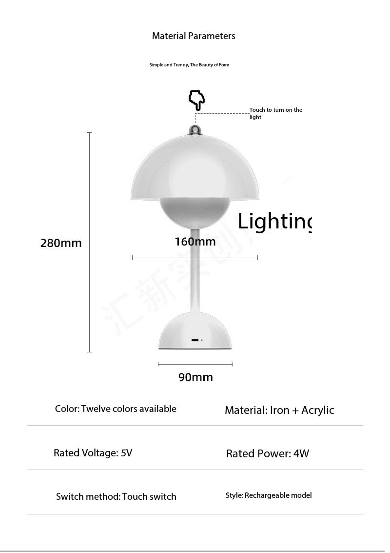 Table lamp bedside decorative table lamp