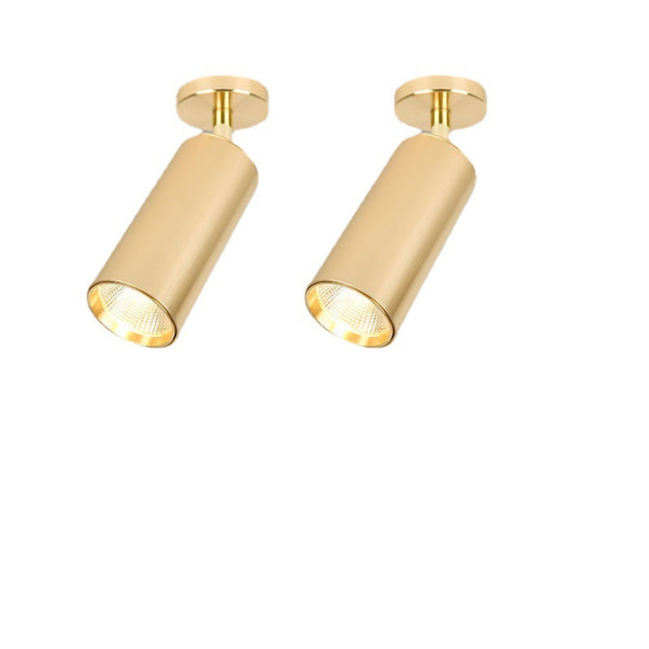 Golden Strip Light Simple Living Room Shop Restaurant Clothing Store Away Shoot Lamps