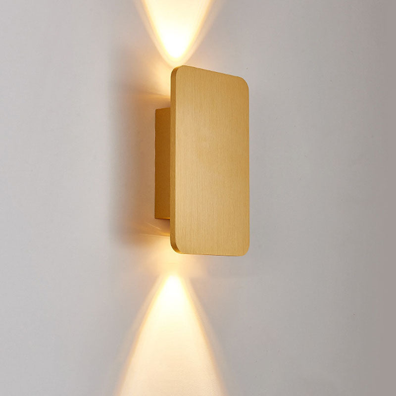 Drawing aluminum living room background wall up and down luminous atmosphere wall lamp