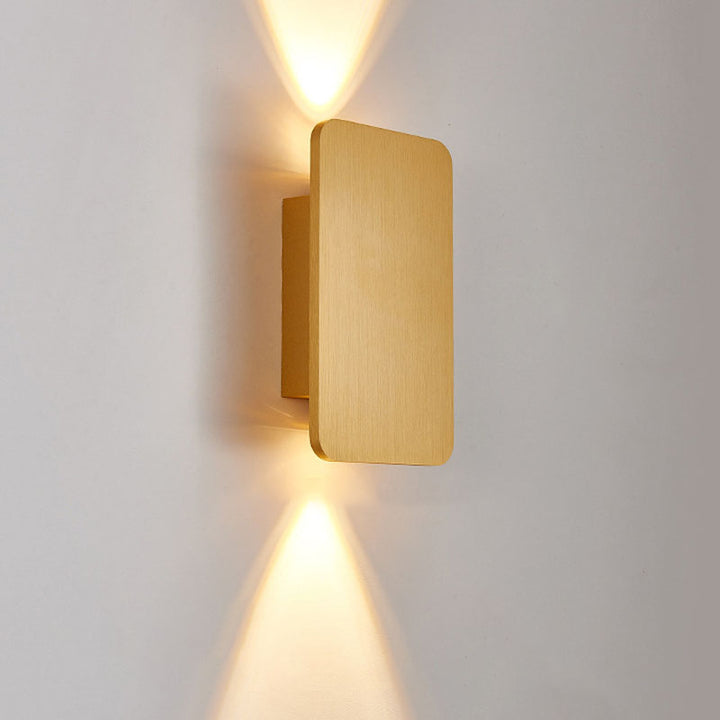 Drawing aluminum living room background wall up and down luminous atmosphere wall lamp