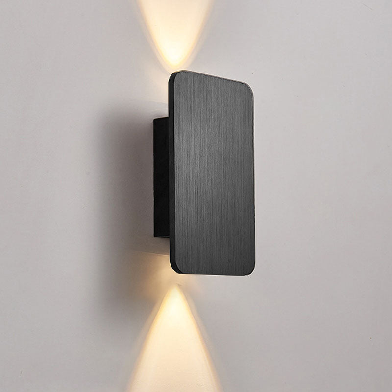 Drawing aluminum living room background wall up and down luminous atmosphere wall lamp