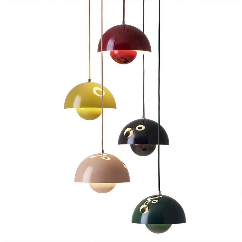 Bedroom Lamp Bedside Study Restaurant Chandelier Flower Bud Color Modern Personality Simple Hanging Lamps