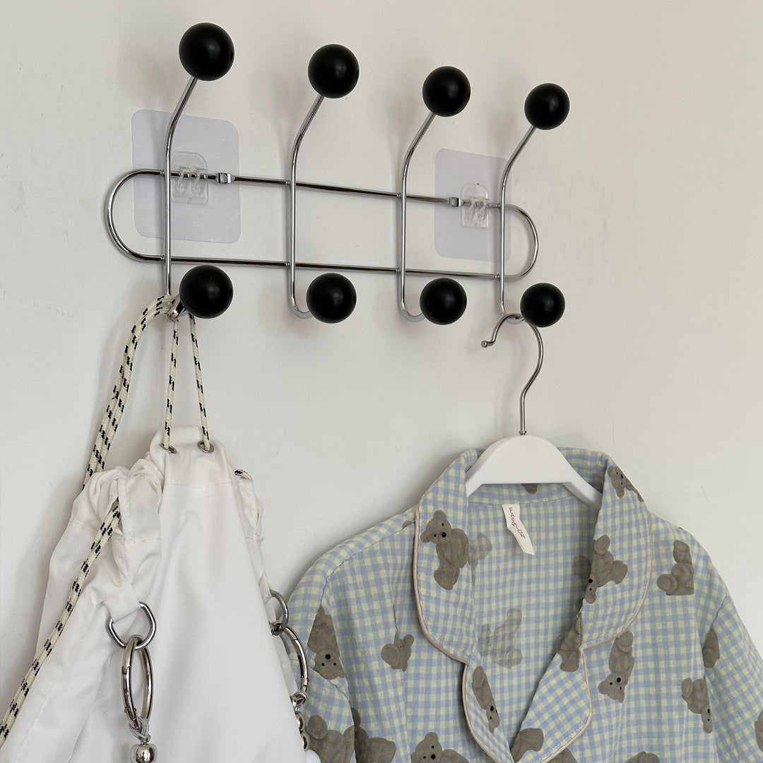 Wall Traceless Hook Traceless Nail Iron Decorative Storage Coat Hook Fitting Room