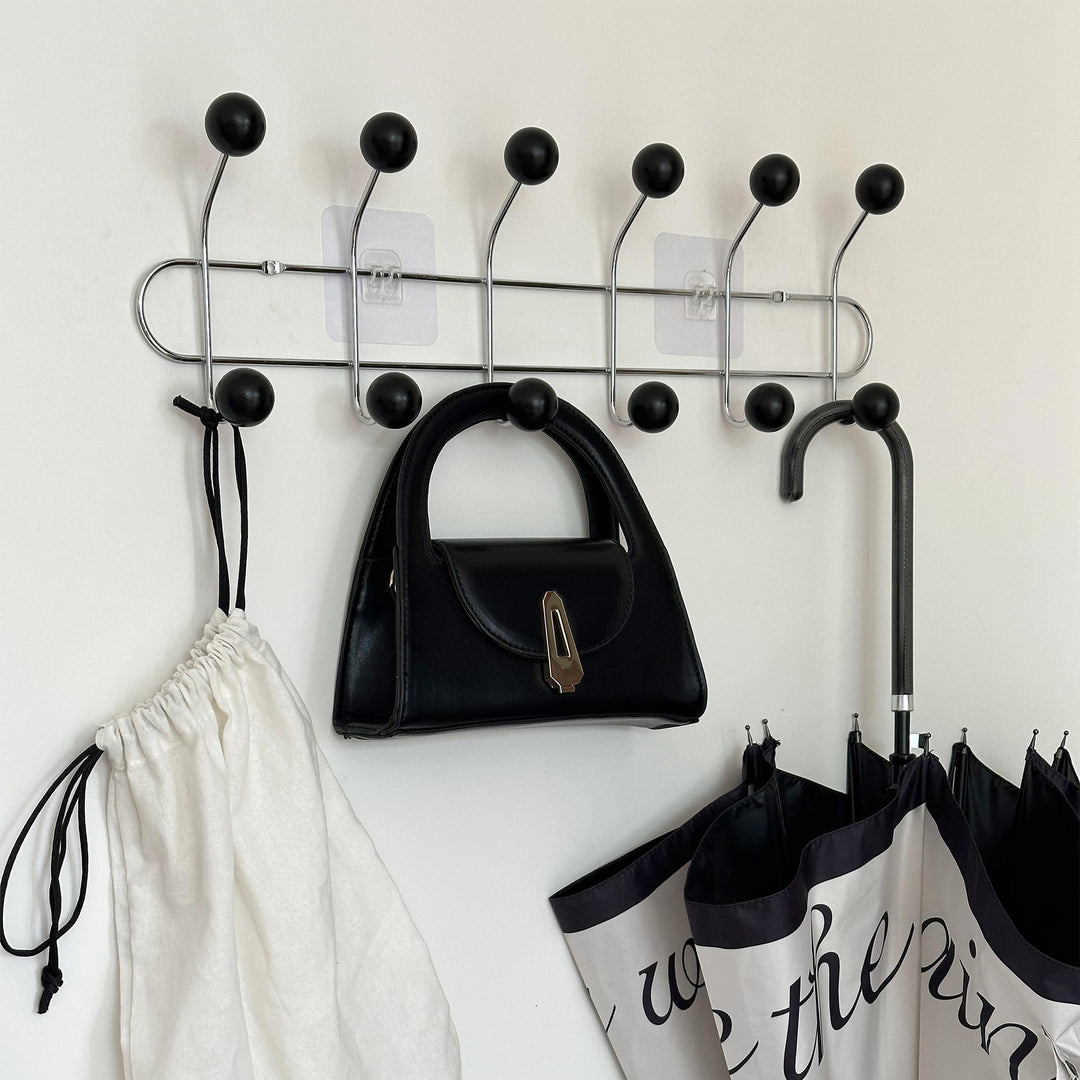 Wall Traceless Hook Traceless Nail Iron Decorative Storage Coat Hook Fitting Room