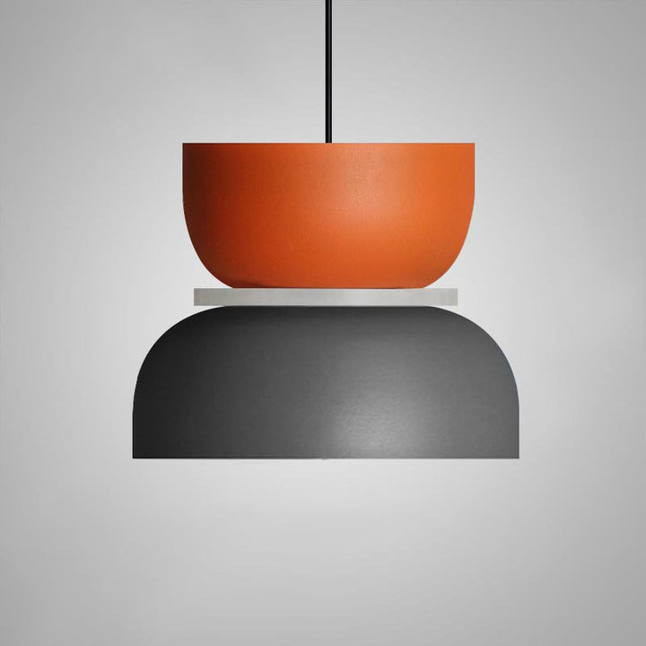 Simple Nordic Dining Hall Lamp High-level Living Room Chandelier Macaron Acrylic