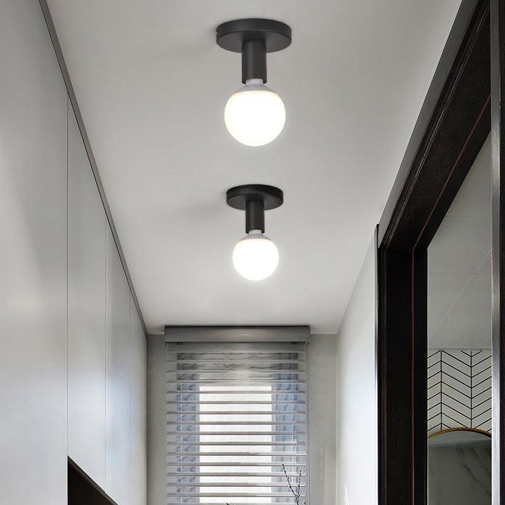 Creative minimalist balcony entrance hallway light, retro industrial style staircase coat and hat bedroom light