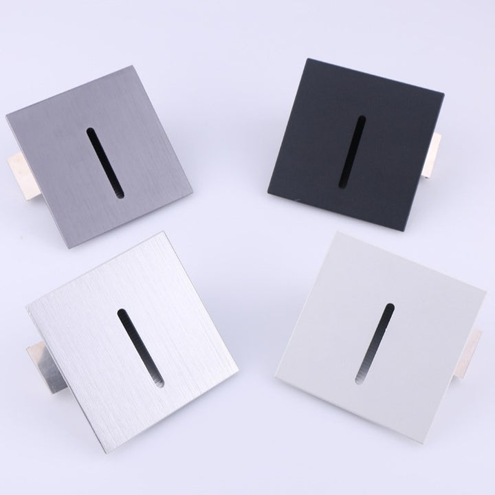 Recessed floor lights, stair tread lights, corridor corner lights, motion-sensor square floor lights