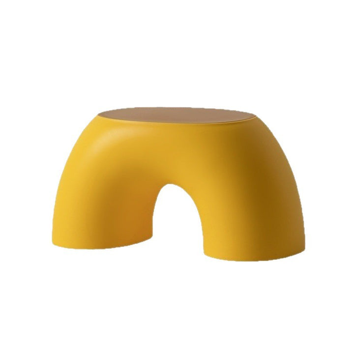 Children's Round Low Stool Comfortable Stool Non-slip Durable Shoe Changing Stool Rainbow Stool Simple Ring Rainbow Stool Thick Stool