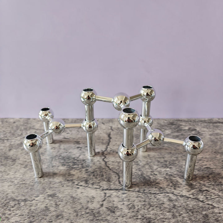 Creative three-legged candlestick hotel party dinner western restaurant candlestick alloy decorative ornaments