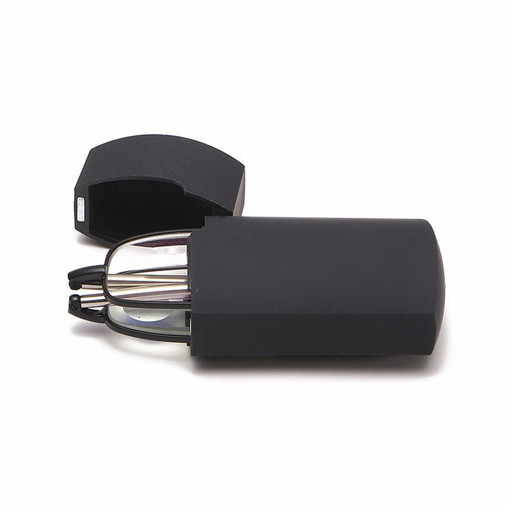 Exquisite reading glasses small lighter box anti-blue light antenna folding reading glasses