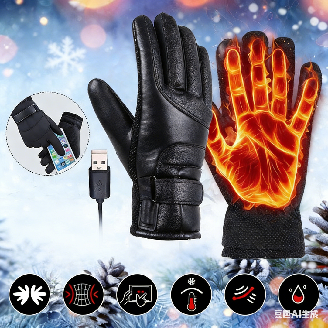 BowLift 丨 USB Heated Windproof Gloves