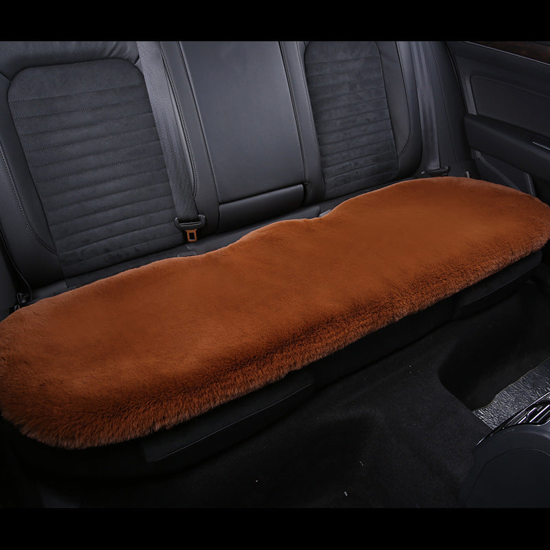 BowLift 丨 Thickened Winter Short Rabbit Plush Car Seat Cushion without Backrest
