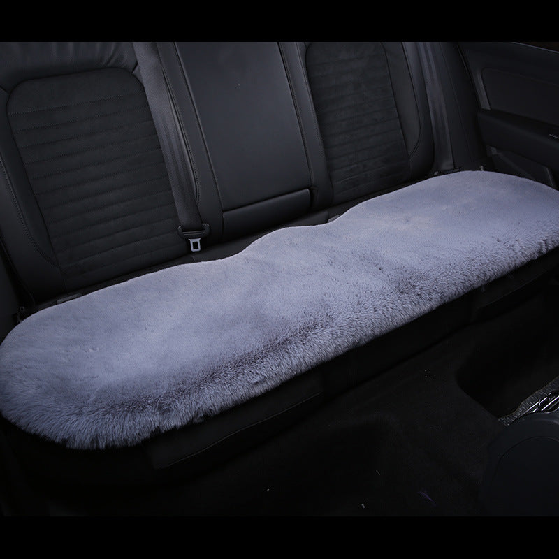 BowLift 丨 Thickened Winter Short Rabbit Plush Car Seat Cushion without Backrest