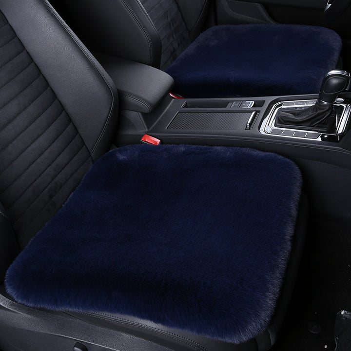 BowLift 丨 Thickened Winter Short Rabbit Plush Car Seat Cushion without Backrest