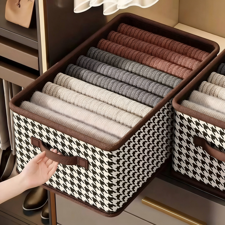BowLift 丨 Houndstooth Storage Box