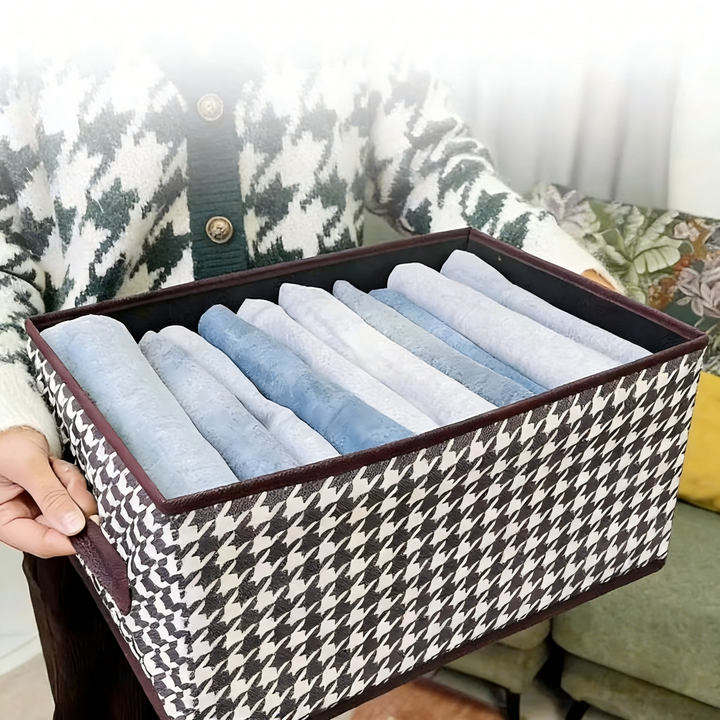 BowLift 丨 Houndstooth Storage Box