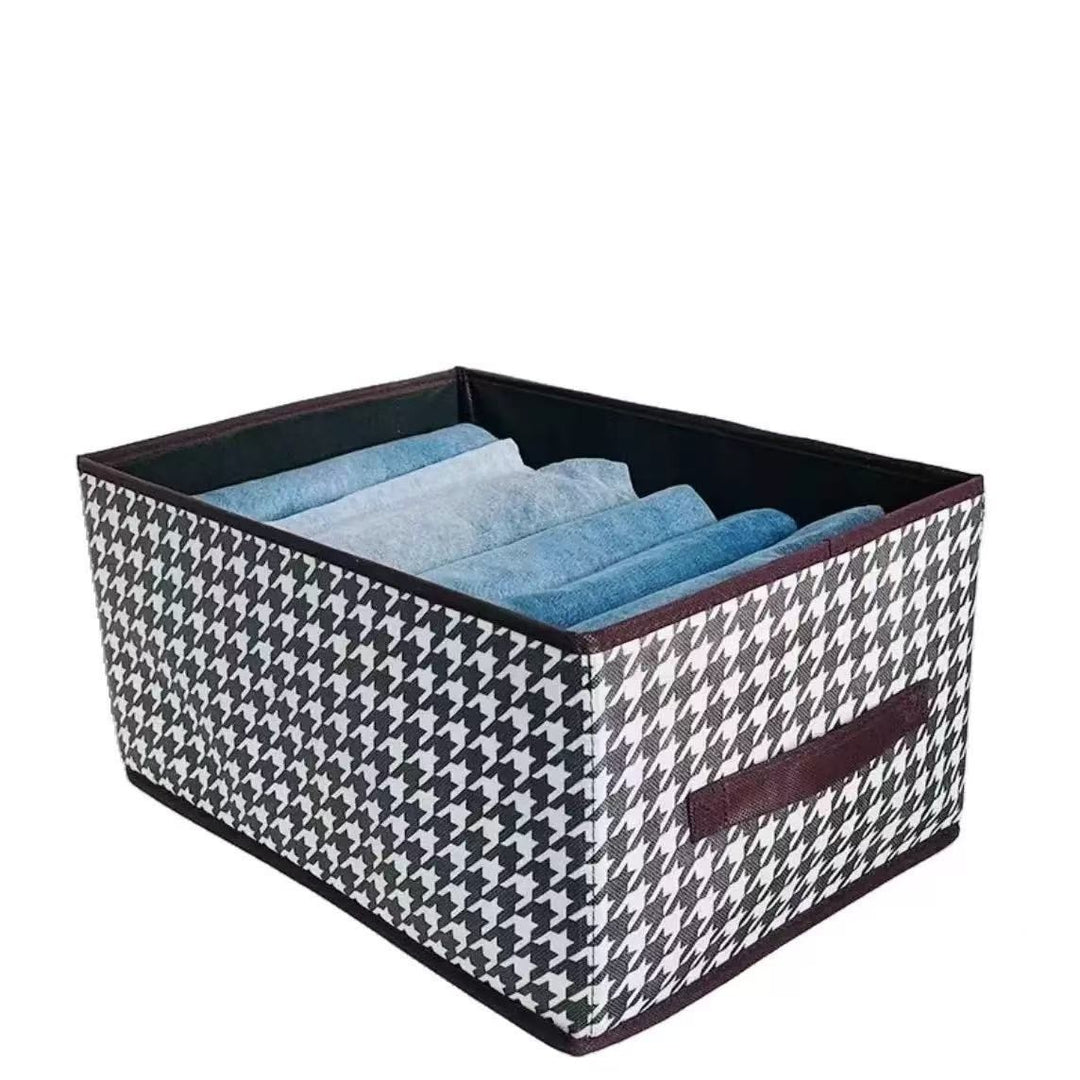 BowLift 丨 Houndstooth Storage Box