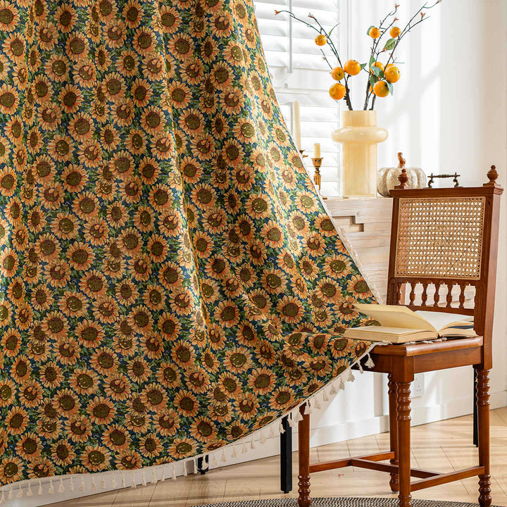 BowLift 丨 European and American Country Pastoral Finished Curtain