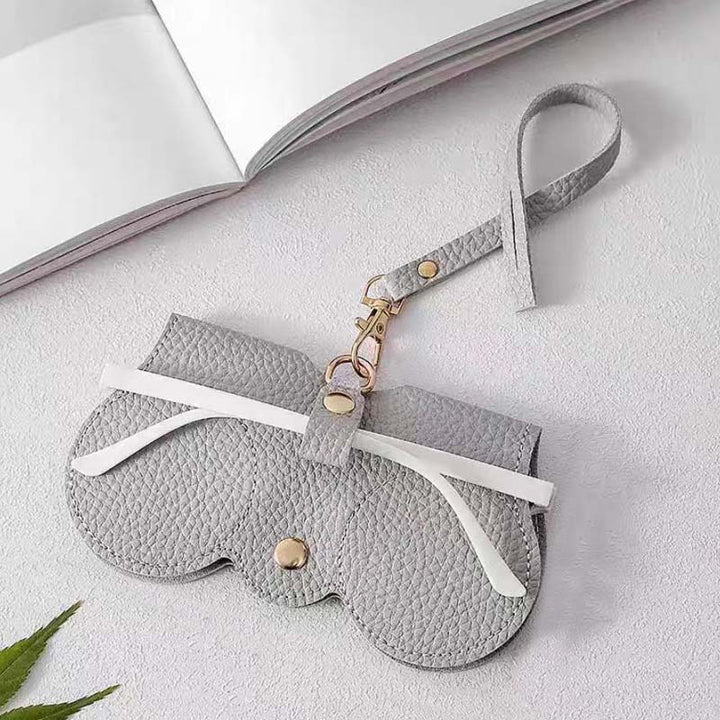 BowLift|Leather Eyeglass Case Pouch|Fashion Leather Portable for Daily Travel
