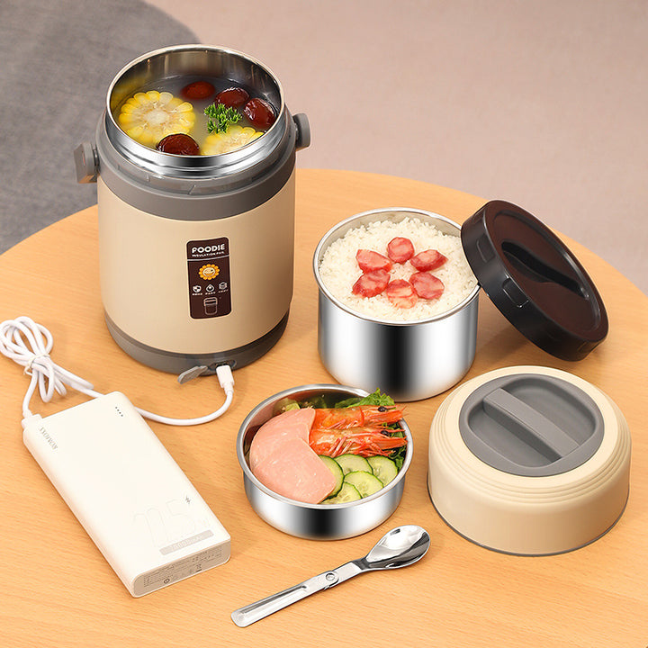BowLift|USB Heating Lunch Box|Large Capacity Portable for Office Travel USB Heating