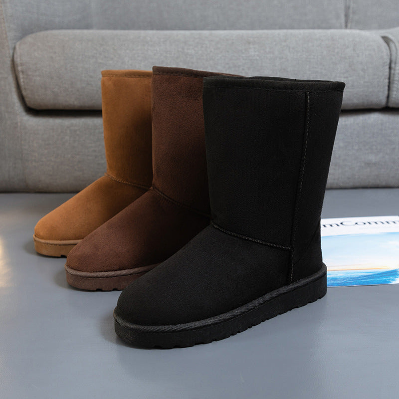 BowLift|European and American Style High - Tube Women's Snow Boots|Waterproof Warmth Fleece - Lined Thick - Soled for Winter