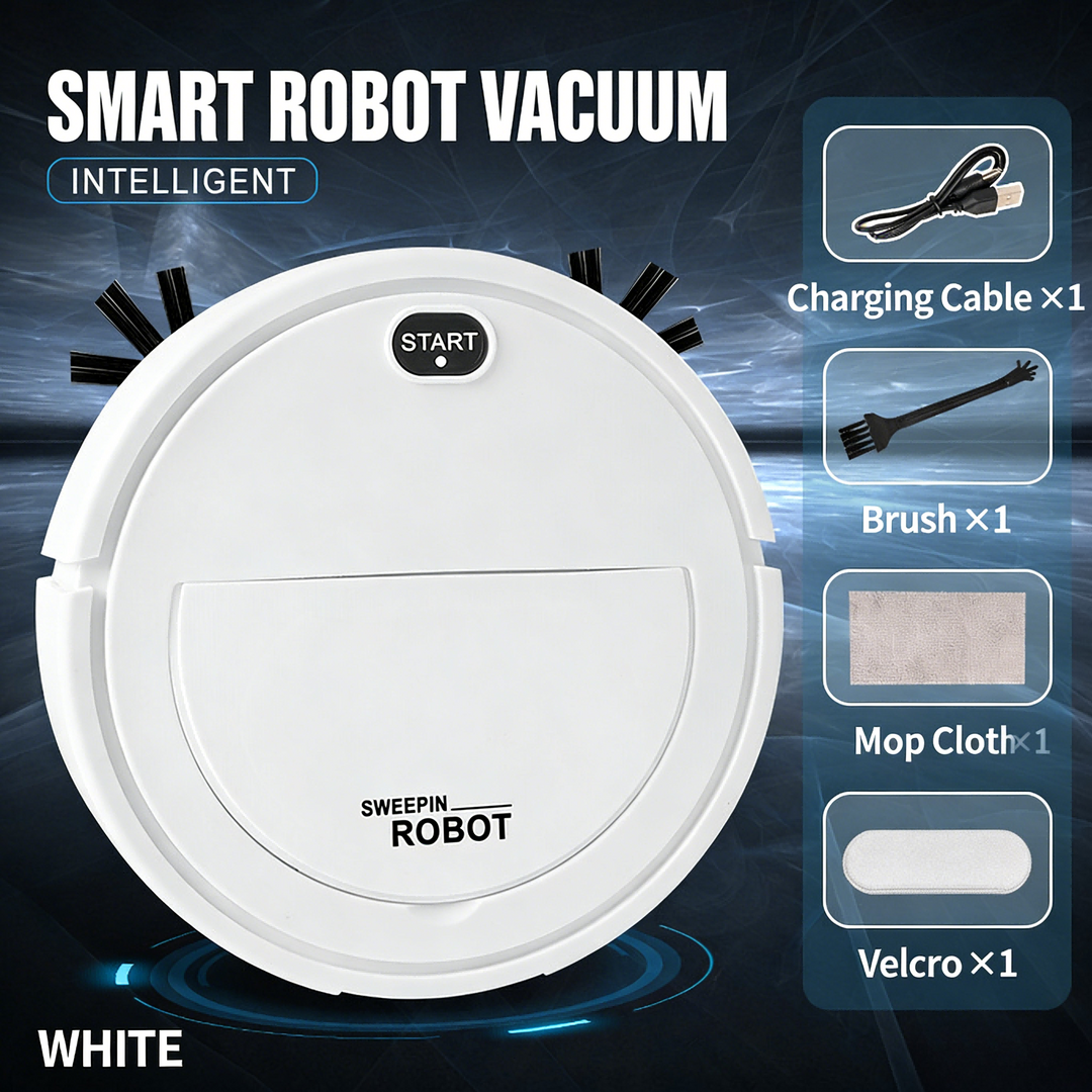 BowLift|Home Robot Vacuum Cleaner|3-in-1 Automatic Quiet Sweep Mop