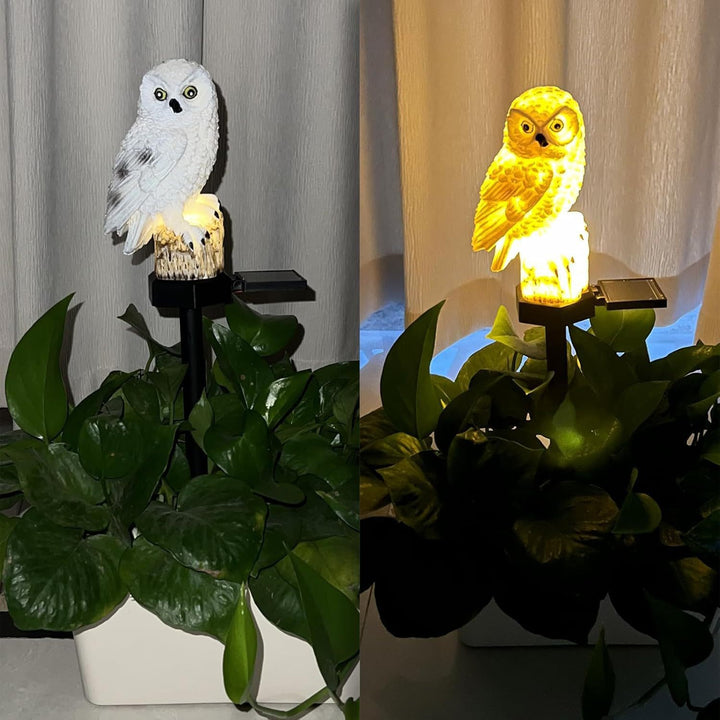 BowLift | Solar Owl Decor Light | Waterproof Outdoor Lawn Garden Landscape Lamp