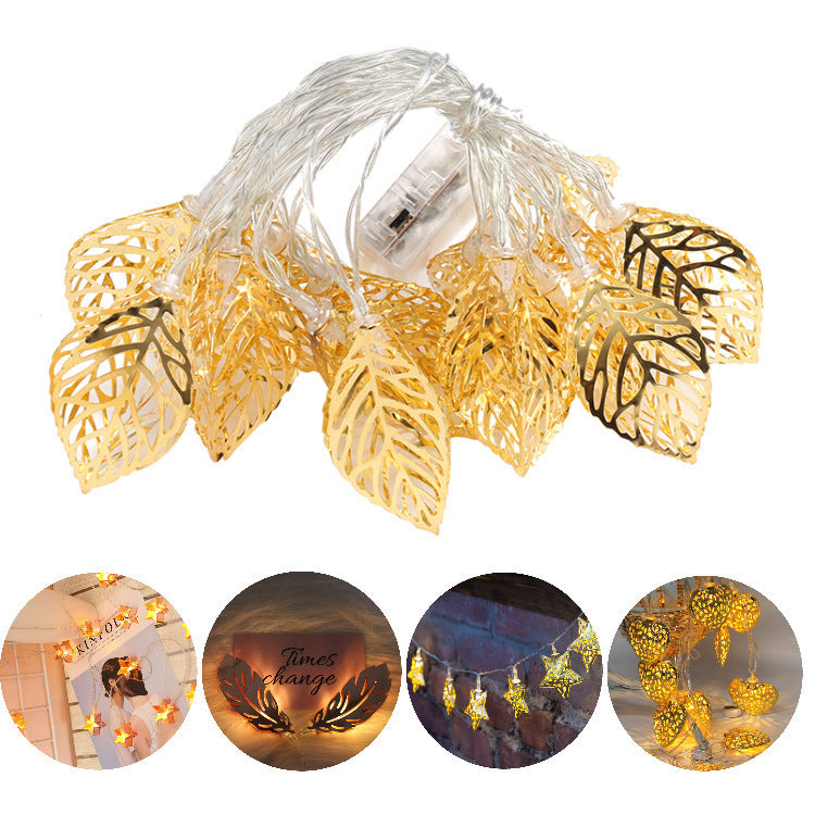 BowLift | Rose Gold Iron LED String Lights | New Festival Decor Ambient Hanging Lights