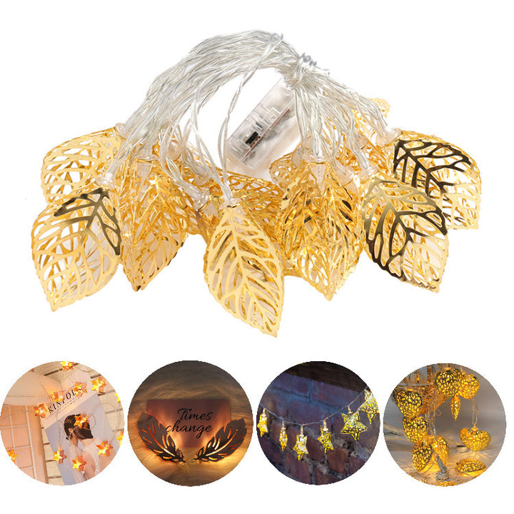 BowLift | Rose Gold Iron LED String Lights | New Festival Decor Ambient Hanging Lights