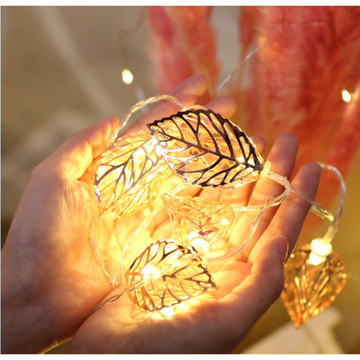 BowLift | Rose Gold Iron LED String Lights | New Festival Decor Ambient Hanging Lights