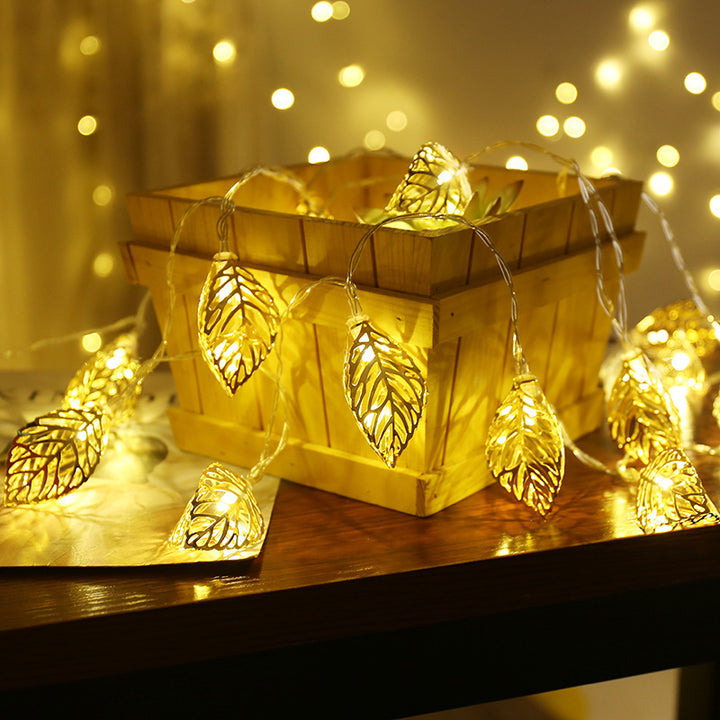 BowLift | Rose Gold Iron LED String Lights | New Festival Decor Ambient Hanging Lights