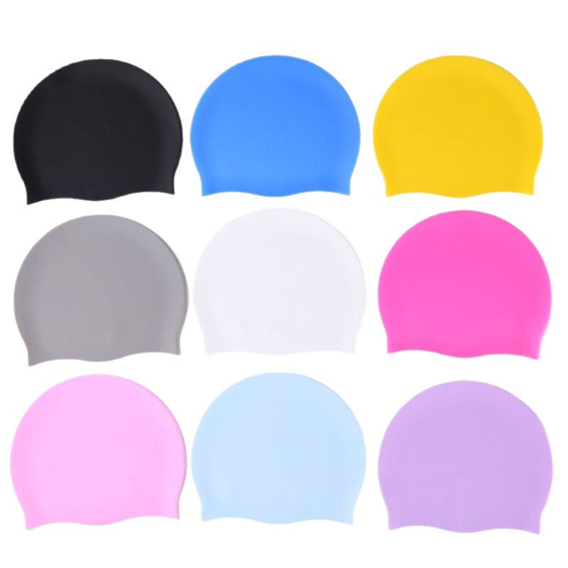 BowLift | High Elastic Solid Silicone Swim Cap | New Kids Adult Universal Waterproof No Pinch Swimming Cap