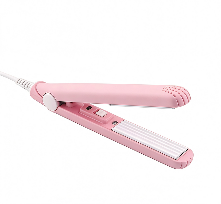 BowLift | Mini Hair Straightener Curler 2Pack | 2 in 1 Portable Bangs Styling Iron