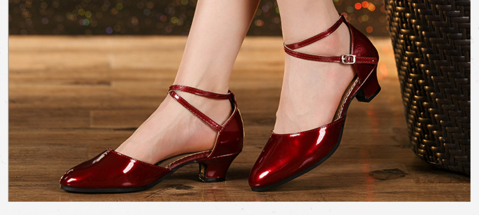 BowLift | Latin Dance Shoes Soft-Sole 3.5CM Low Heel Practice Footwear