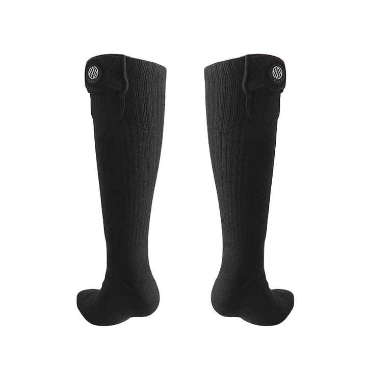 BowLift 丨 Rechargeable Electric Heating Ski Socks (washable, thermal fabric, foot warmer function, for winter skiing & cold weather outdoor use)
