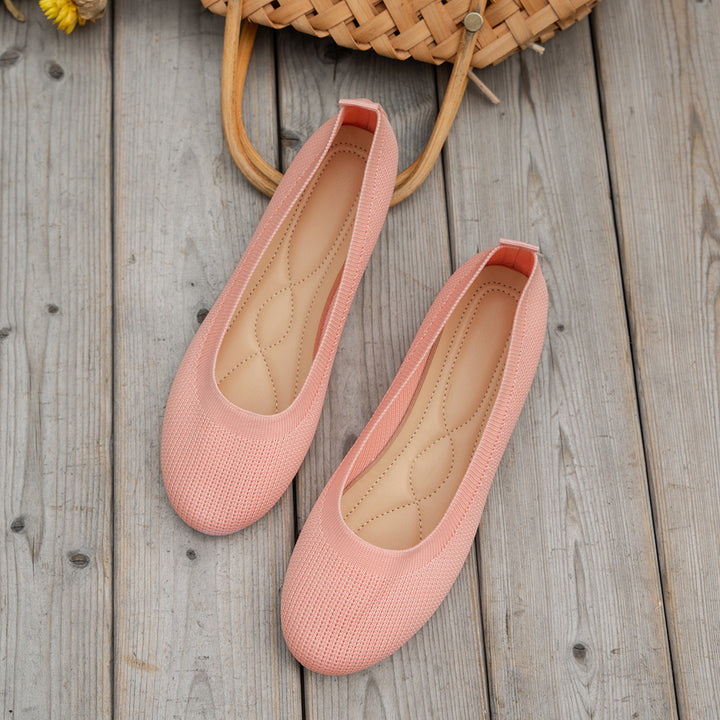 BowLift 丨 Women's Round Toe Bean Shoes