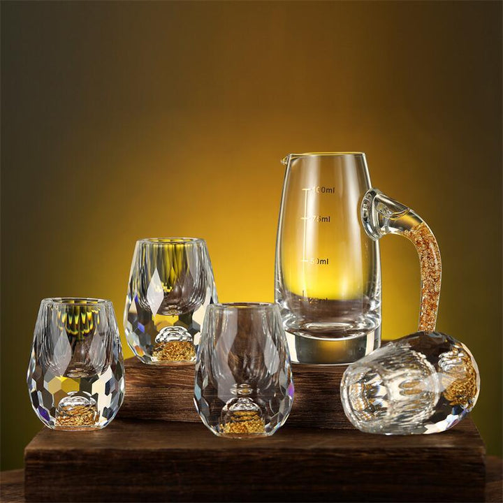 BowLift | Golden Mountain Crystal Glasses 2Pack